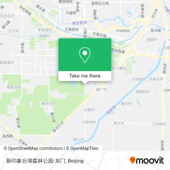 新印象台湖森林公园-东门 map