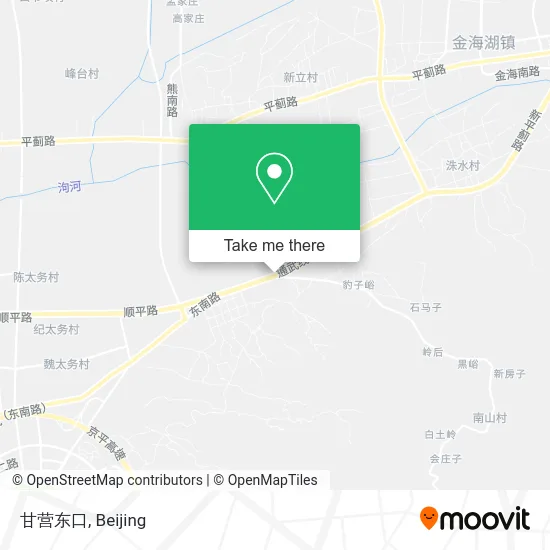 甘营东口 map