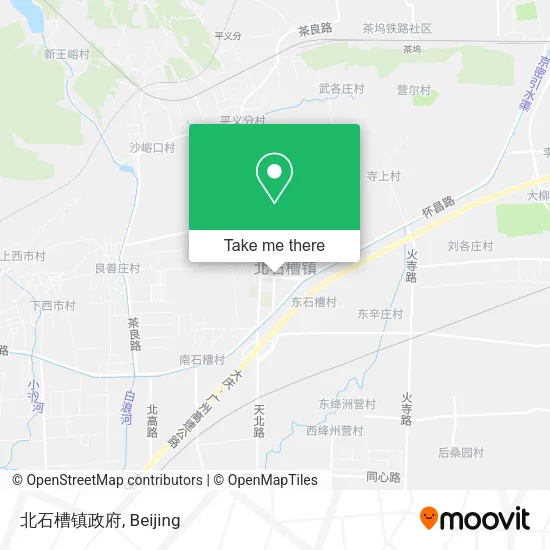 北石槽镇政府 map