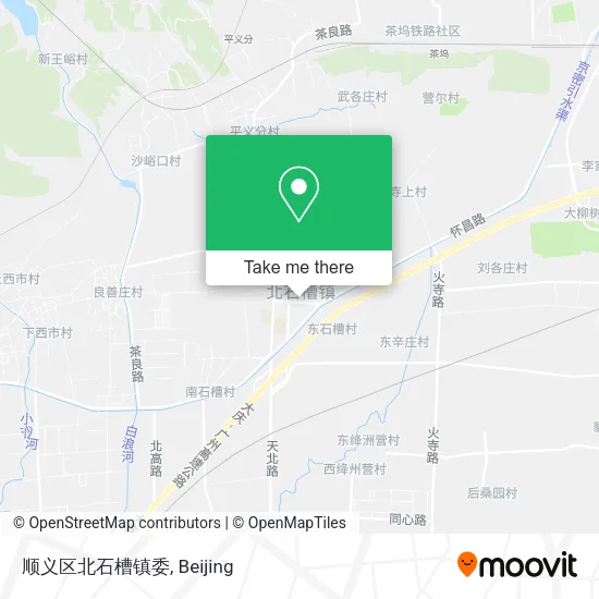 顺义区北石槽镇委 map