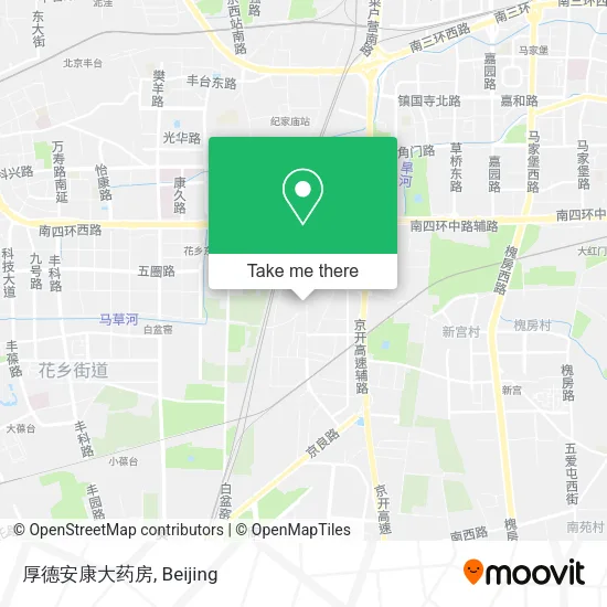 厚德安康大药房 map