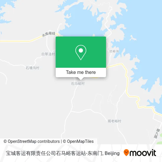 宝城客运有限责任公司石马峪客运站-东南门 map