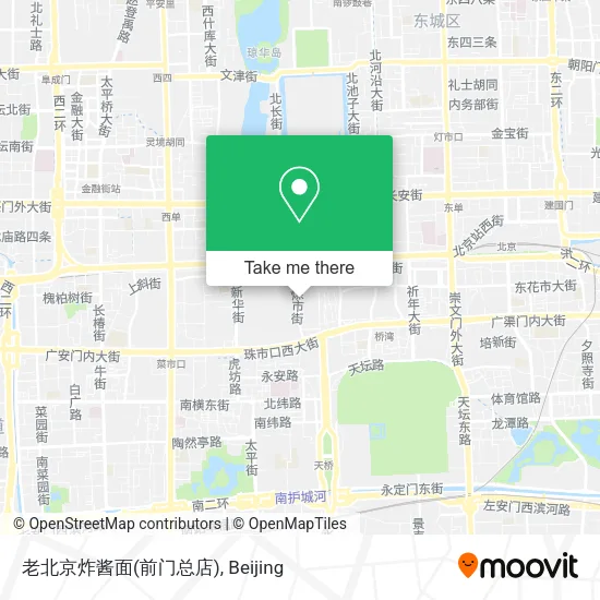 老北京炸酱面(前门总店) map