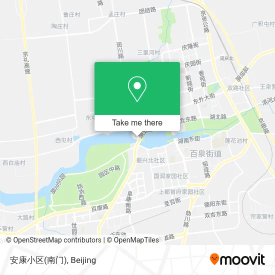 安康小区(南门) map