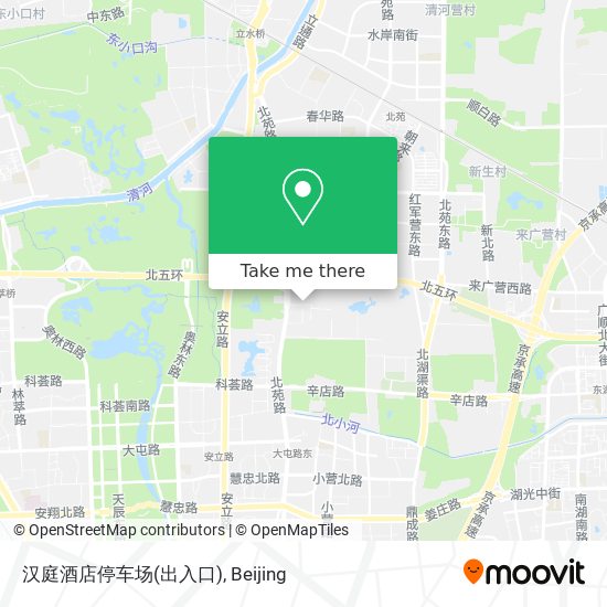 汉庭酒店停车场(出入口) map