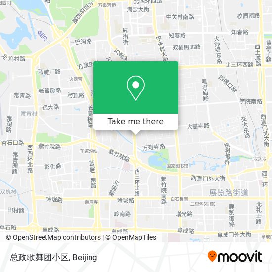 总政歌舞团小区 map