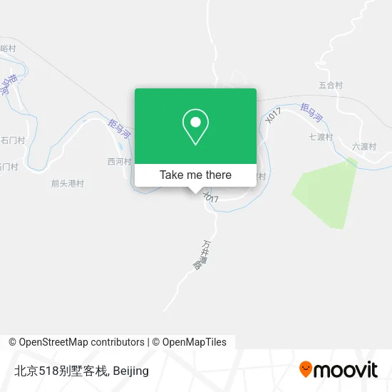 北京518别墅客栈 map