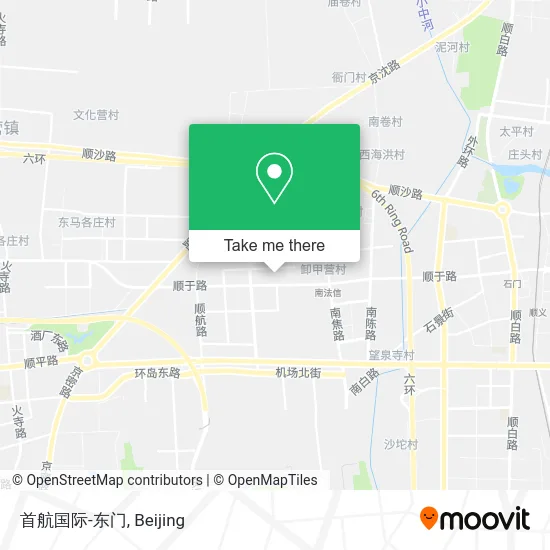 首航国际-东门 map