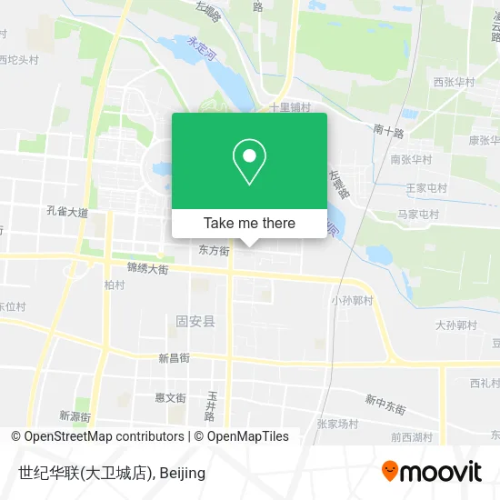 世纪华联(大卫城店) map