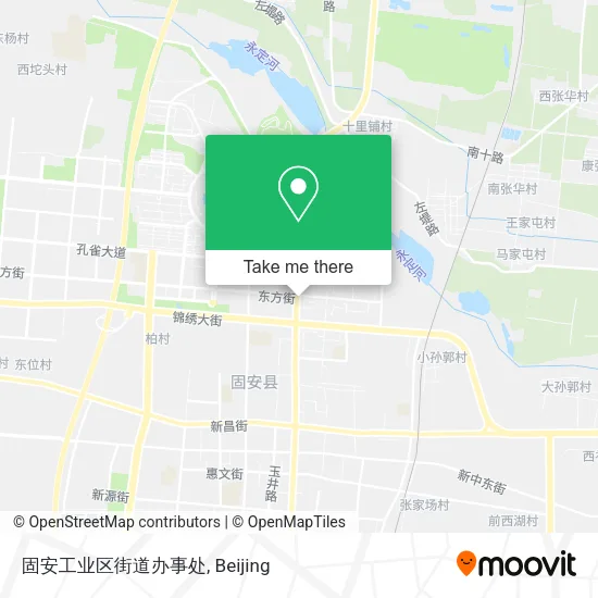 固安工业区街道办事处 map