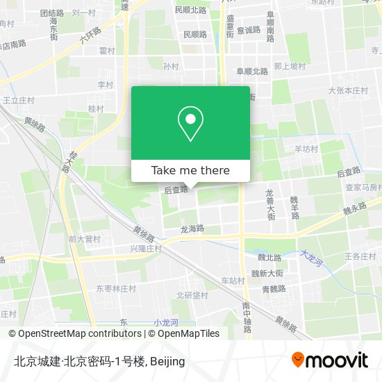 北京城建·北京密码-1号楼 map