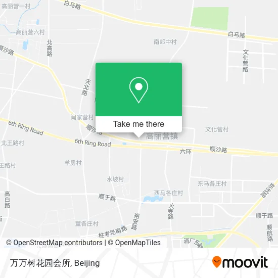 万万树花园会所 map