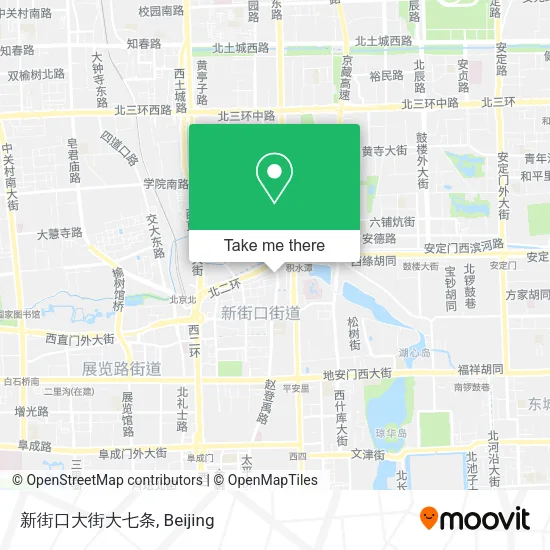 新街口大街大七条 map