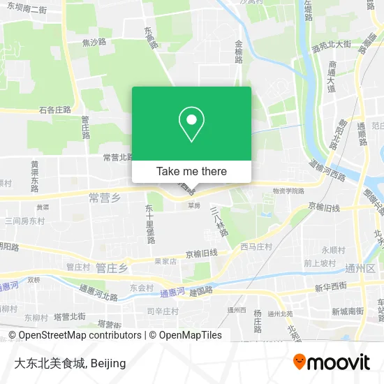 大东北美食城 map