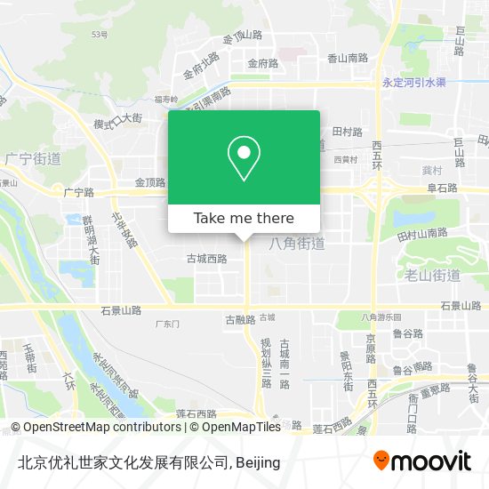 北京优礼世家文化发展有限公司 map