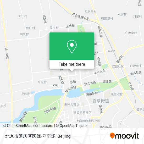 北京市延庆区医院-停车场 map