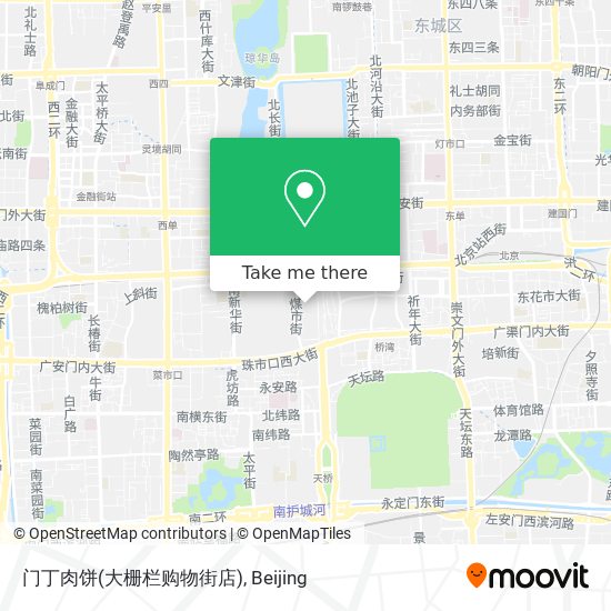 门丁肉饼(大栅栏购物街店) map