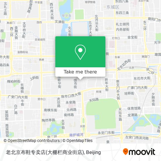 老北京布鞋专卖店(大栅栏商业街店) map