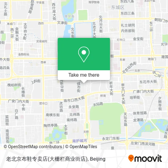 老北京布鞋专卖店(大栅栏商业街店) map