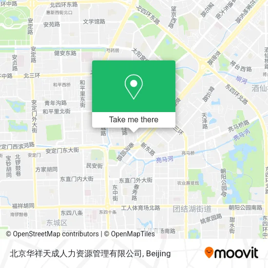 北京华祥天成人力资源管理有限公司 map
