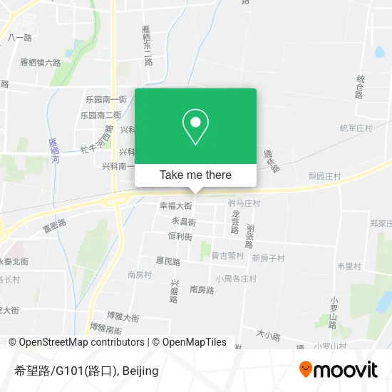 希望路/G101(路口) map