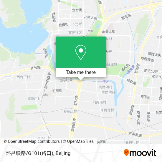 怀昌联路/G101(路口) map