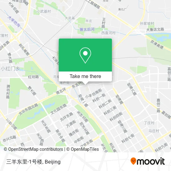 三羊东里-1号楼 map