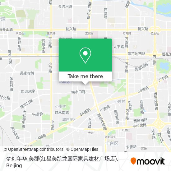 梦幻年华·美郡(红星美凯龙国际家具建材广场店) map