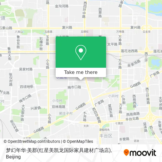 梦幻年华·美郡(红星美凯龙国际家具建材广场店) map