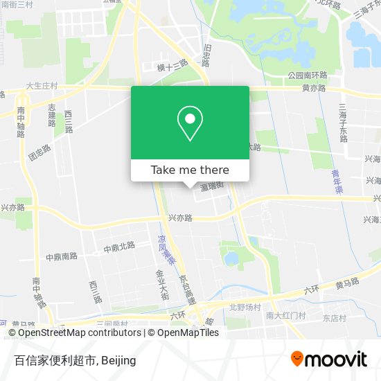 百信家便利超市 map