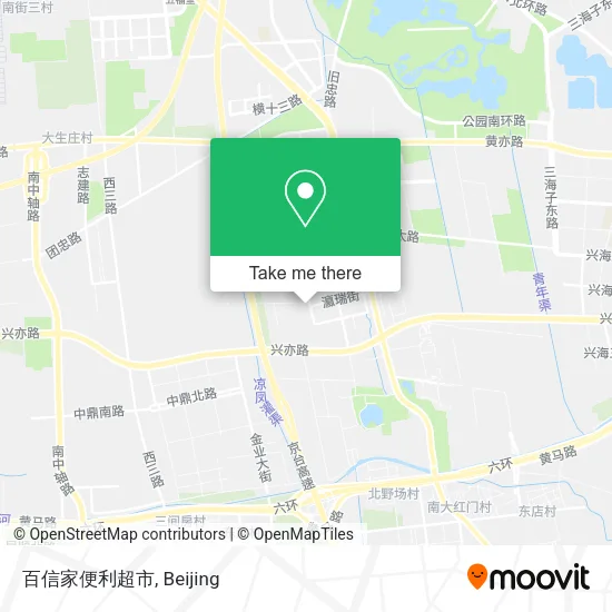 百信家便利超市 map