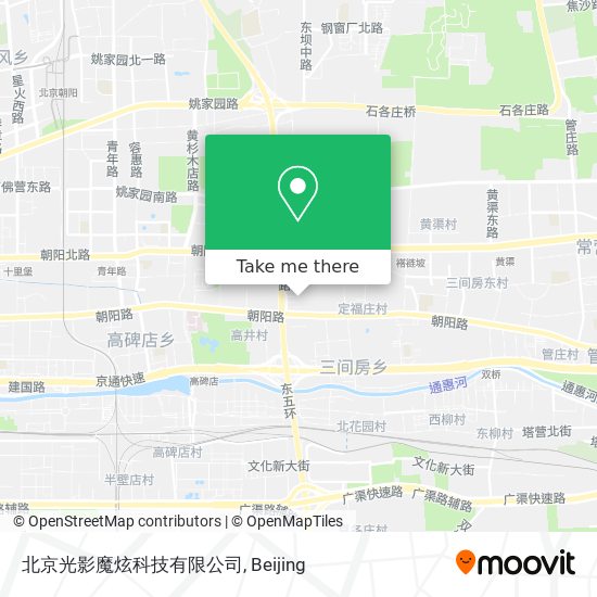 北京光影魔炫科技有限公司 map