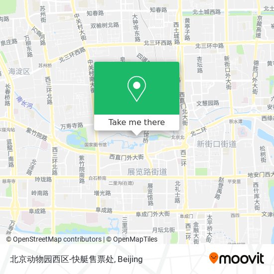 北京动物园西区-快艇售票处 map