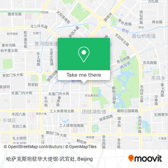 哈萨克斯坦驻华大使馆-武官处 map