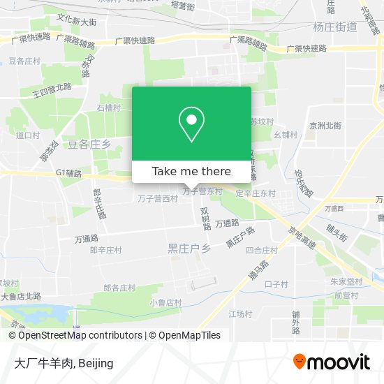 大厂牛羊肉 map