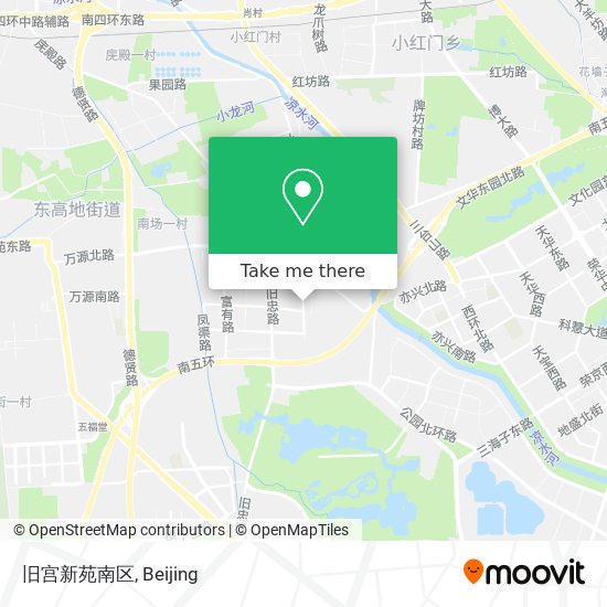 旧宫新苑南区 map