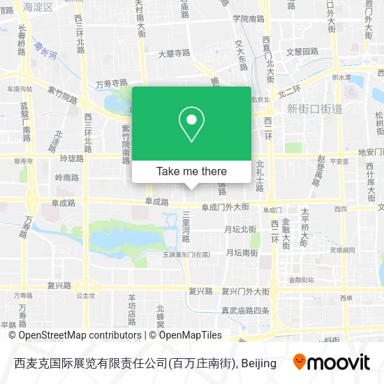 西麦克国际展览有限责任公司(百万庄南街) map