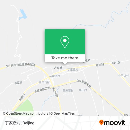 丁家堡村 map