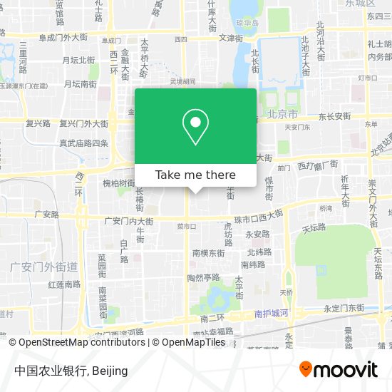 中国农业银行 map