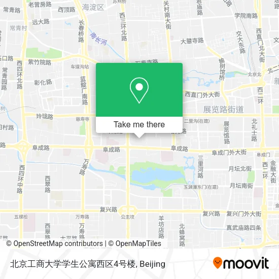 北京工商大学学生公寓西区4号楼 map