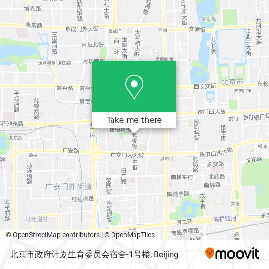 北京市政府计划生育委员会宿舍-1号楼 map