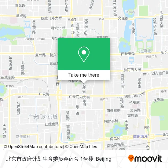 北京市政府计划生育委员会宿舍-1号楼 map
