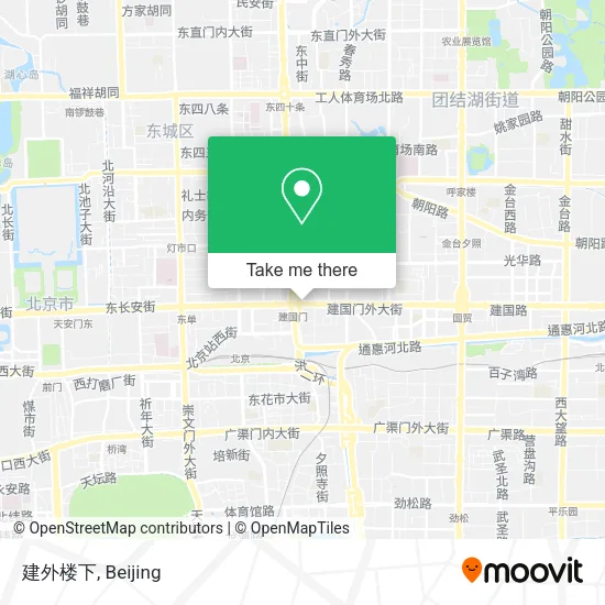 建外楼下 map