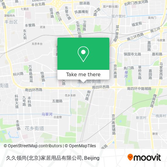 久久领尚(北京)家居用品有限公司 map