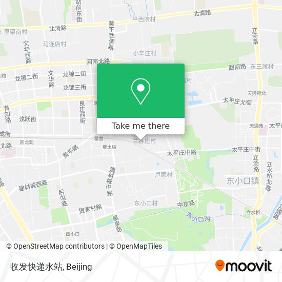 收发快递水站 map