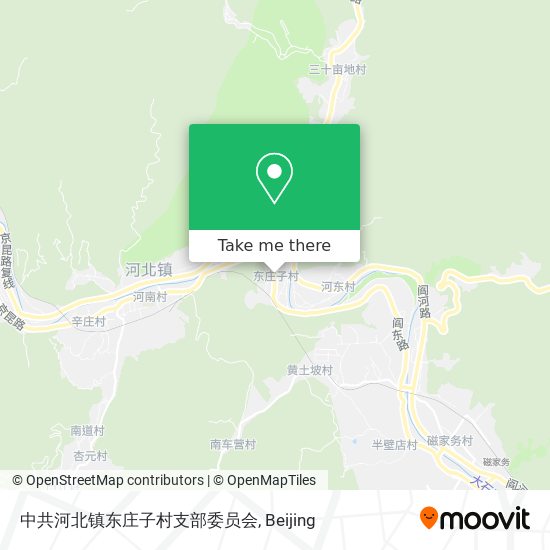 中共河北镇东庄子村支部委员会 map
