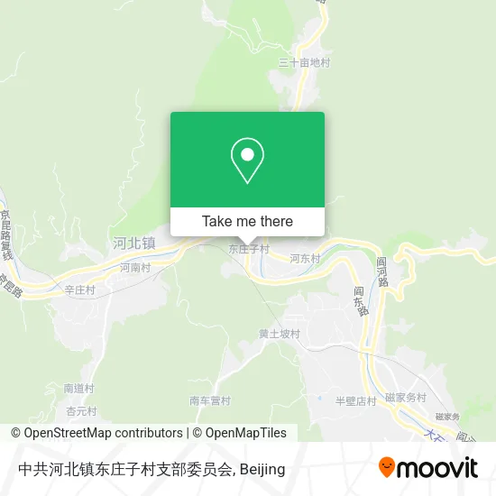 中共河北镇东庄子村支部委员会 map