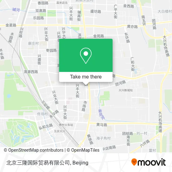 北京三隆国际贸易有限公司 map