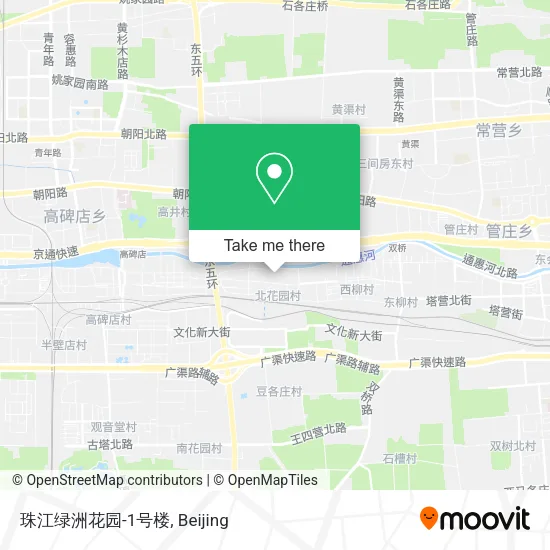 珠江绿洲花园-1号楼 map