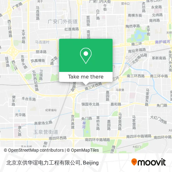 北京京供华谊电力工程有限公司 map